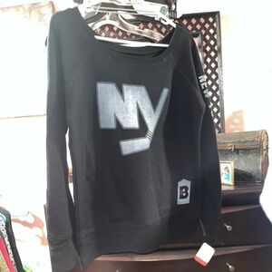 Black NY Hockey Sweatshirt